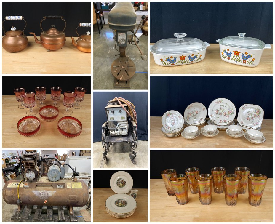 Image for November Gallery - Tools, Furniture, Jewelry, Dishes and More