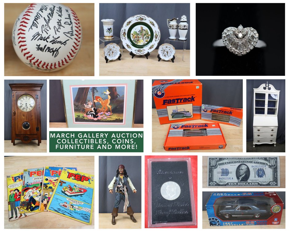 Image for March Gallery - Collectibles, Coins, Furniture and More!