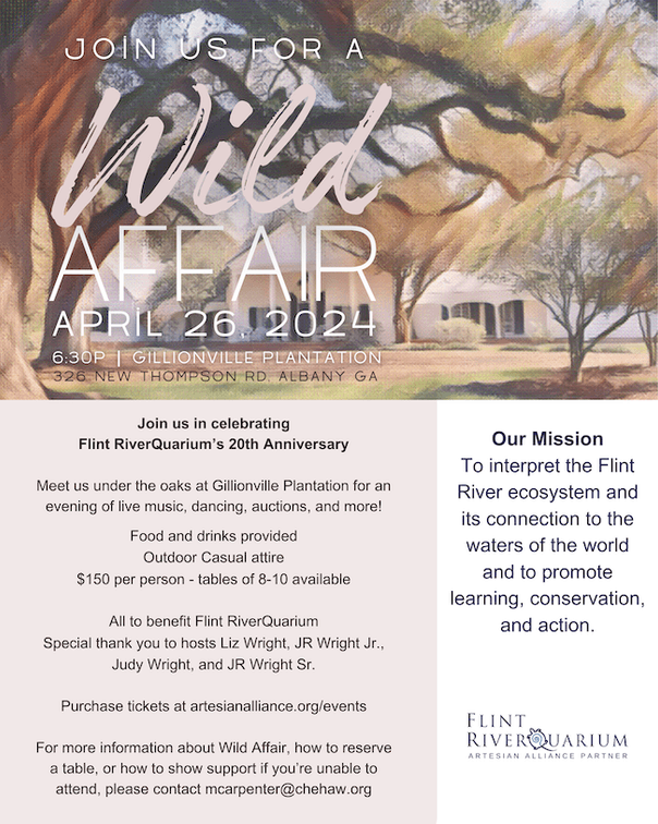 Image for A WIld Affair Benefiting Flint RiverQuarium