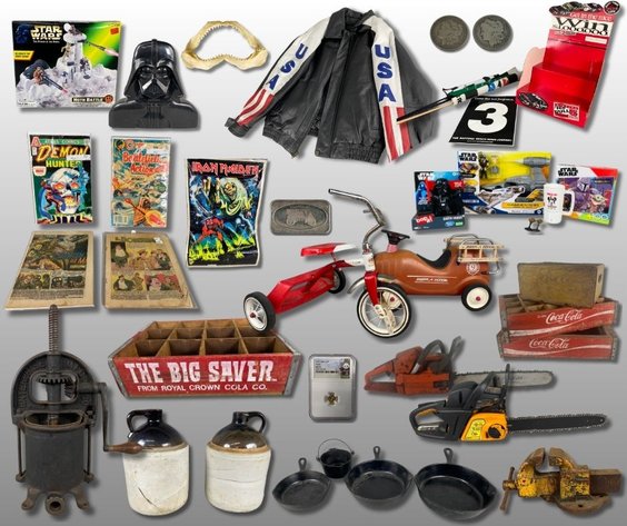Image for August 2026 Gallery Auction Featuring Advertising, Cast Iron, Tools, Electronics, Comic Books & Collectibles