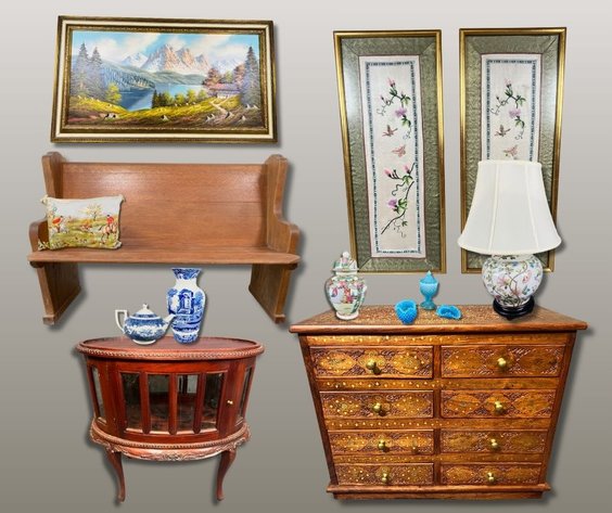 Image for August 2026 Gallery Auction Featuring Antique & Vintage Furniture, Art, Glassware, Porcelain & Home Décor