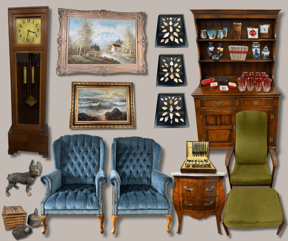 Image for September Combined Gallery Auction Featuring Antiques, Vintage Pottery, Glassware & Collectibles