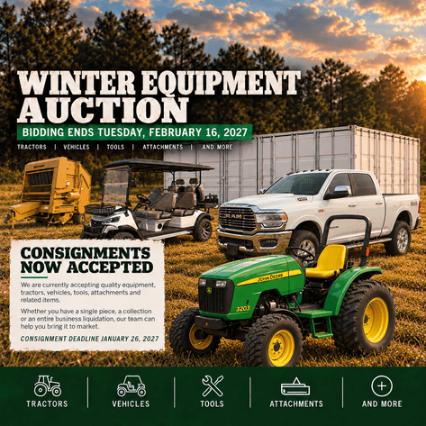 Image for February 2027 Equipment Auction