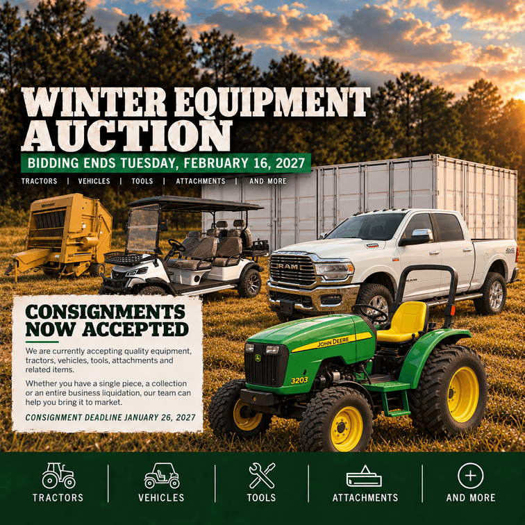 Image for February 2027 Equipment Auction