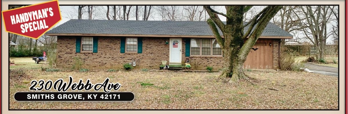 Image for 230 Webb Ave. Smiths Grove, KY 42171 - Jones Real Estate Auction Bid Online and On Site Live