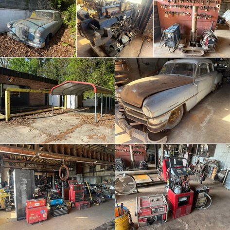 Shop Equipment, Tools, & Classic Cars from King Norman Muffler Shop