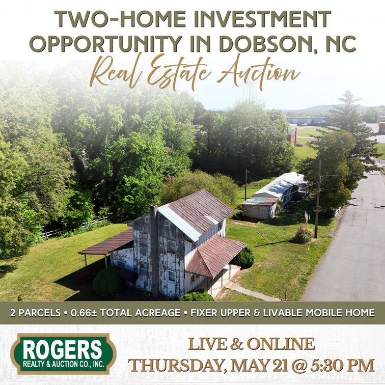 Image for Two-Home Investment Opportunity in Dobson, NC