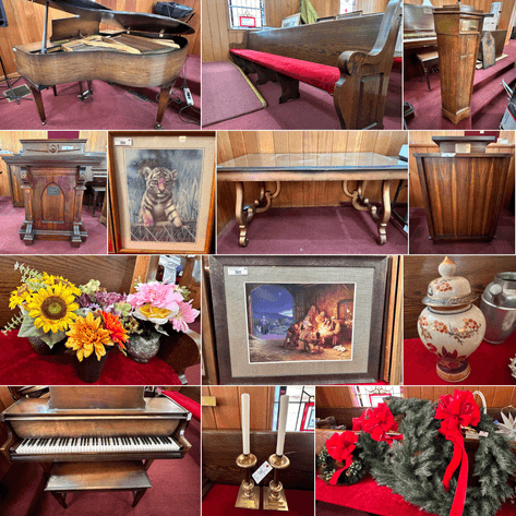 Former Flat Rock Presbyterian Church Inventory Auction - Benefiting The Shepherd's House