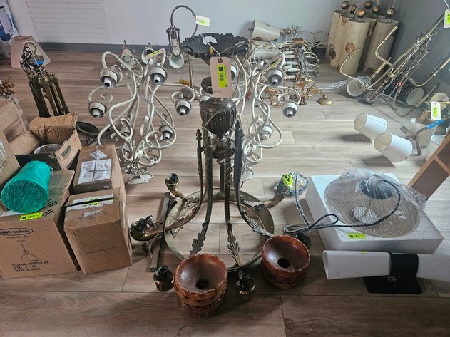 Image for Pre Fab Tiny House, Light Fixtures & More