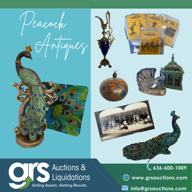 Peacock Café Antiques | Peacock Figurines, Vintage Ephemera, Antique Furniture & More