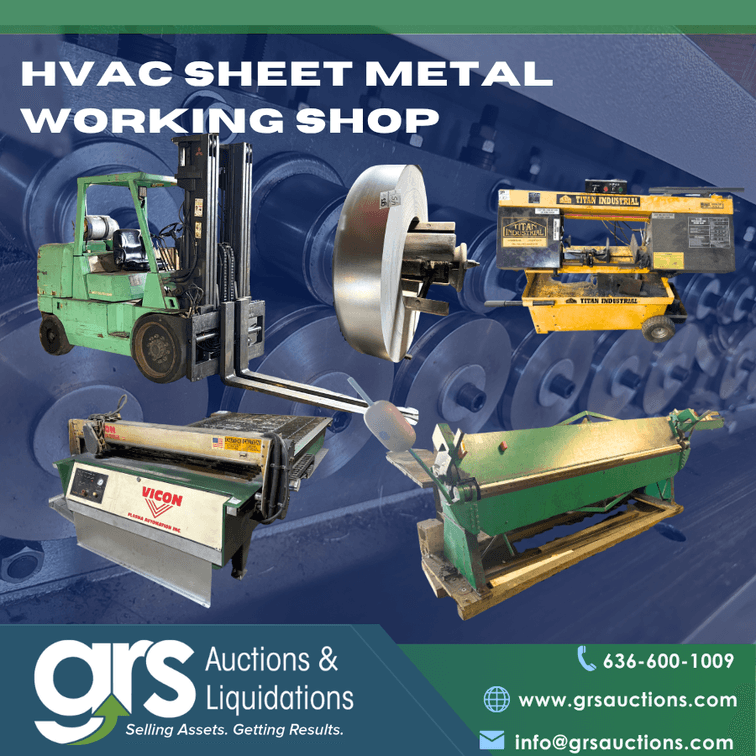 Image for HVAC Sheet Metal Working Shop - Bidding Now!