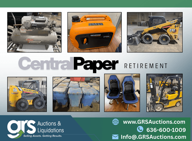 Image for Central Paper Stock - Retirement - Fork Lifts, Skid Steers and More!