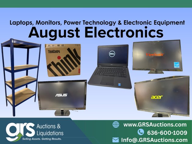 Image for August Electrionics & Technology Online Auction | Laptops, Monitors & More!