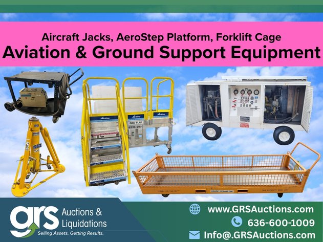 Image for Aviation & Ground Support Asset Sale - Jacks, Dock Plates & Aircraft Stairways