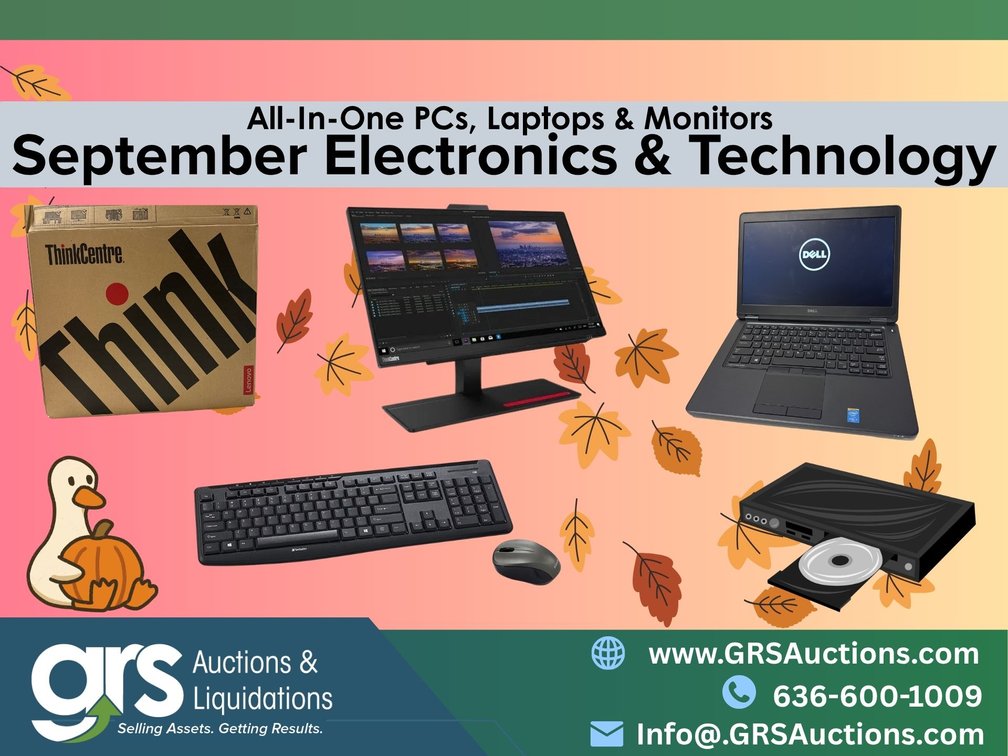 September Electronics & Technology  | Laptops, PCs & Monitors!