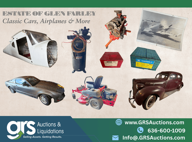 Image for Estate of Glenn Farley - Classic Project Cars, Airplanes & More!