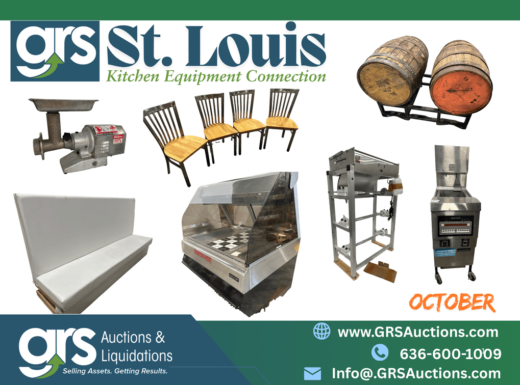 St. Louis Kitchen Equipment Connection: October Restaurant & Bar Equipment Auction
