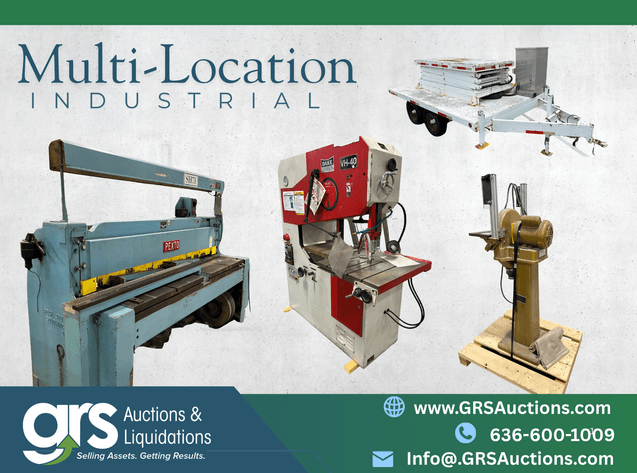 Image for Multi Location - Industrial Equipment Auction