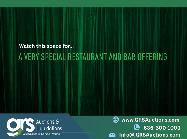 Image for Waiting for the curtain to raise on a very special restaurant and bar online auction!