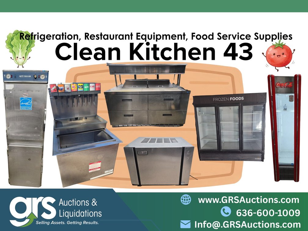 Image for Clean Kitchen 43 - Restaurant, Bar & Food Service Equipment Sale