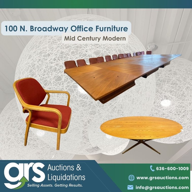100 N. Broadway Office Furniture - Midcentury Modern
