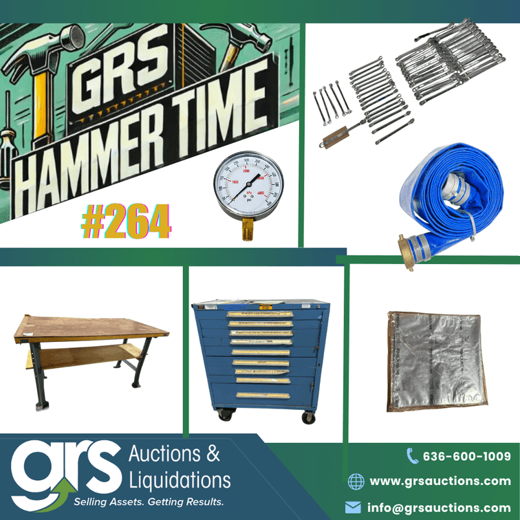 HammerTime Auction #264 - Tools, Tools and Boeing Surplus