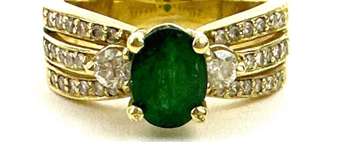 Image for Diamonds, gemstones and designer haberdashery online auction