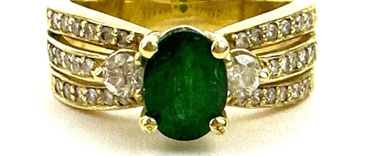 Image for Diamonds, gemstones and designer haberdashery online auction