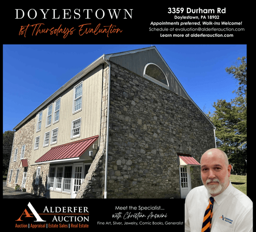 Image for 1st Thursday Evaluations at Doylestown | Meet Our Fine Arts Specialist Christian Answini | November 5th from 10AM - 3PM