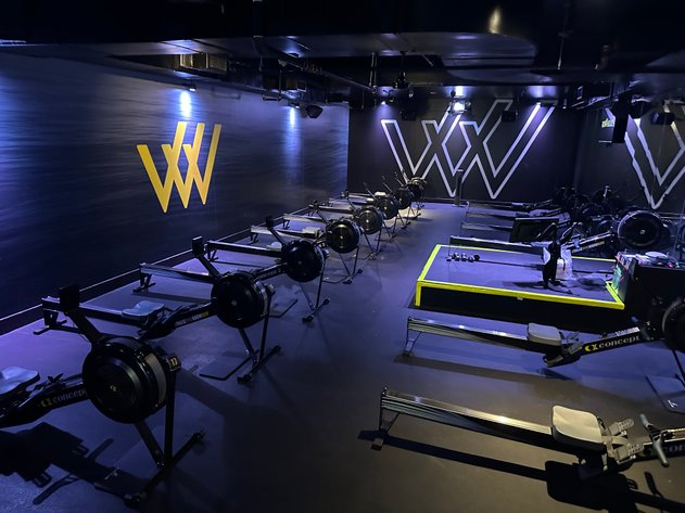 Concept II Rowers & Contents of Rowing Gym