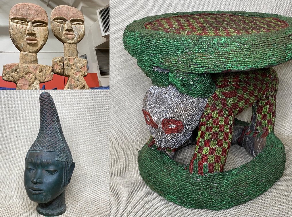 Image for African Hand Carved Wood Statues Inventory