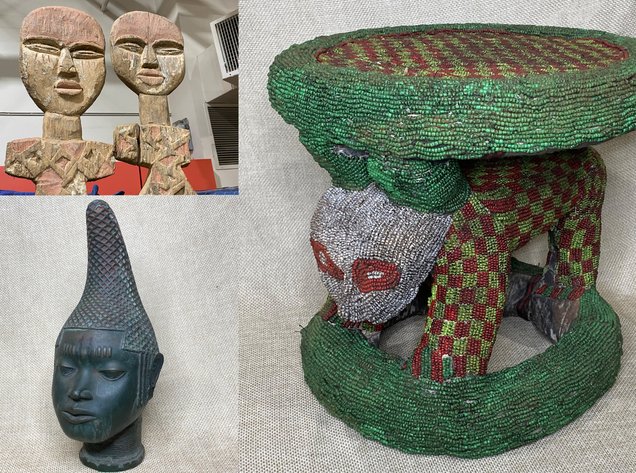 African Hand Carved Wood Statues Inventory