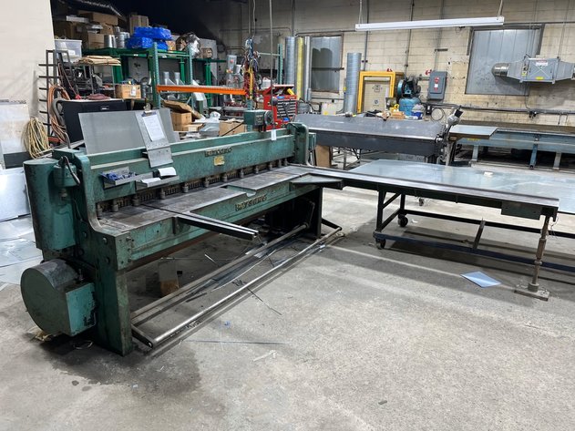 Metal Duct Fabrication Equipment, Scissor Lifts & Trucks