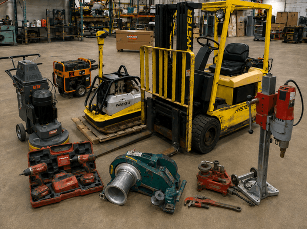 Image for Forklifts, Portable Generators & Contractor Tools