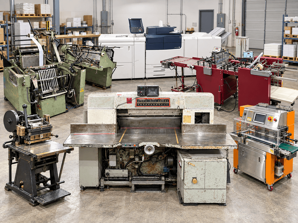 Image for Commercial Printing, Bindery & Finishing Equipment