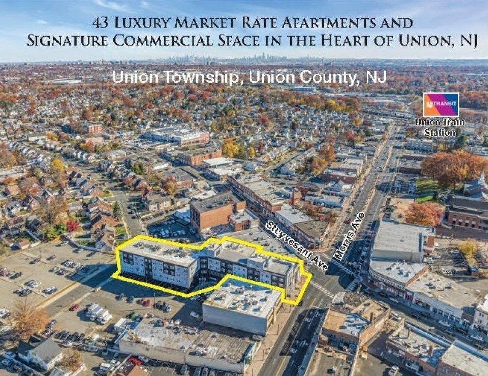 Image for Mixed Use Building Featuring: 43 Apartments & 25,000 sf Commercial Building in Union NJ
