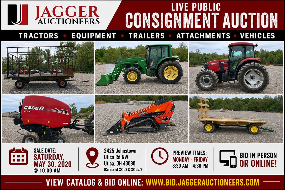 Image for JAGGER MAY 2026 EQUIPMENT CONSIGNMENT