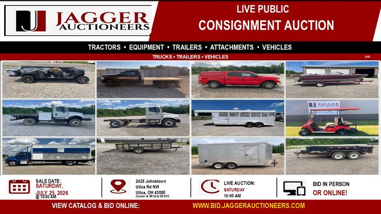 Image for JAGGER JULY 2026 EQUIPMENT CONSIGNMENT