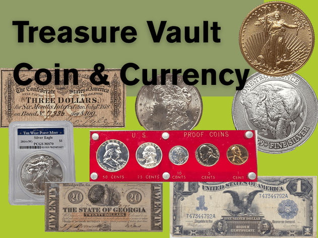 Image for Treasure Vault Coin & Currency Auction