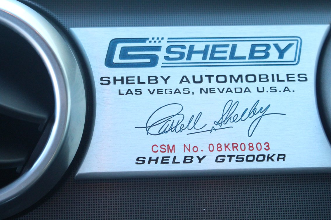 Image for 2008 Shelby Cobra Mustang GT500 KR