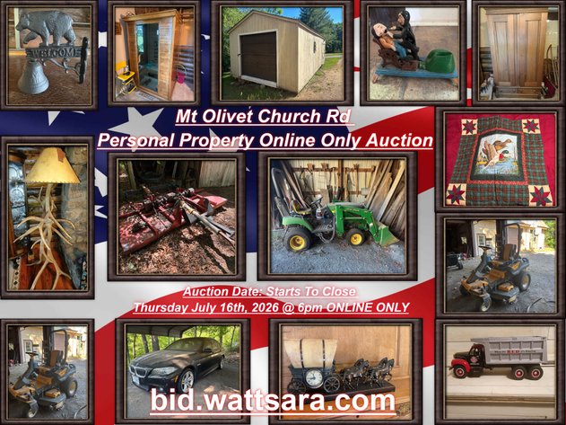 Image for Mt Olivet Church Rd Personal Property Online Only Auction