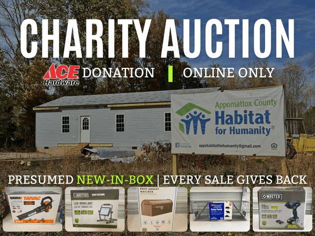 Image for Habitat for Humanity, Charity Auction Appomattox