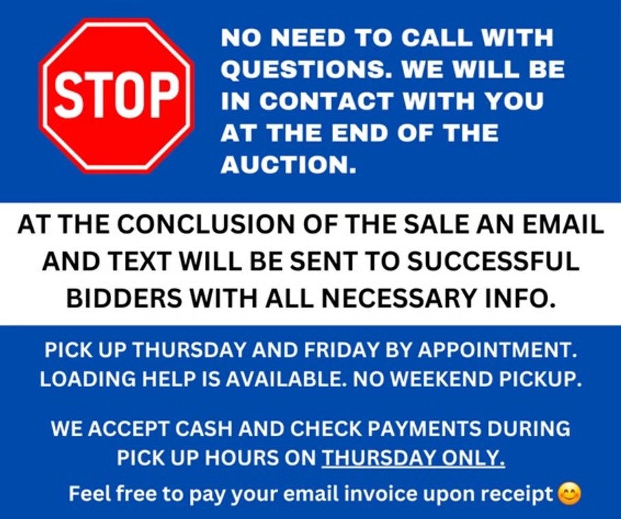 Image for April 2026 ONLINE ONLY Equipment Consignment Auction