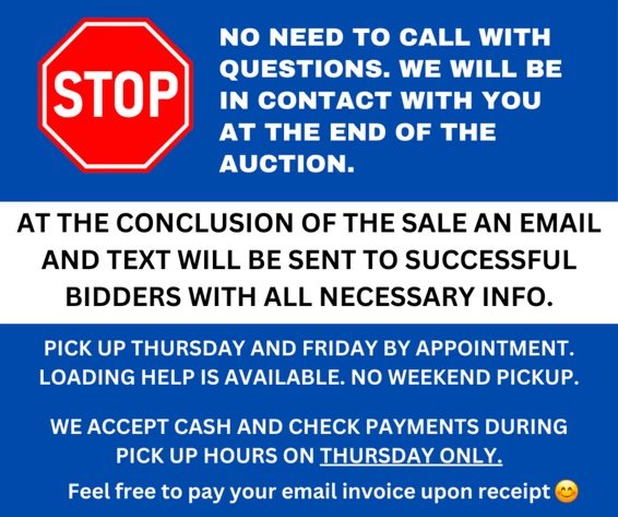 Image for May 2026 ONLINE ONLY Equipment Consignment Auction