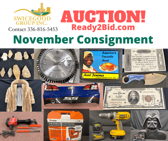 Image for November Consignment Auction