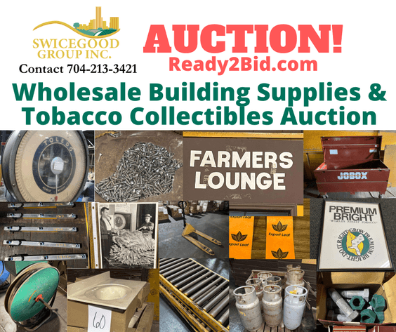 Image for Wholesale Building Supplies & Tobacco Collectibles Auction