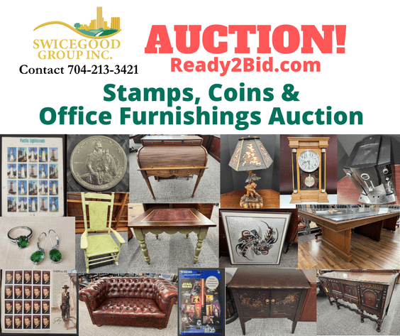 Image for Stamps, Coins & Office Furnishings Auction