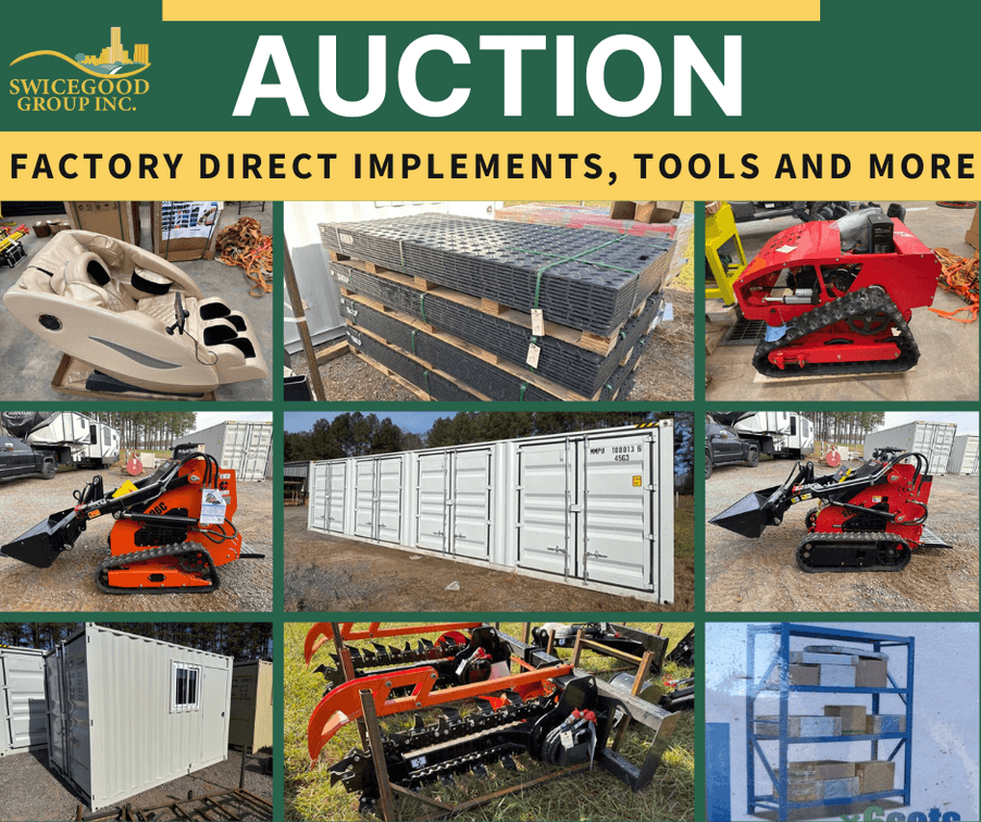 December '25 Factory Direct Equipment and Implements