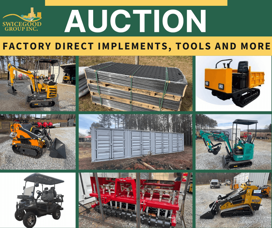 January '26 Factory Direct Equipment and Implements
