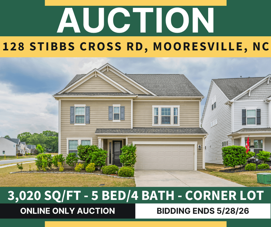 5 Bedroom Home on Corner Lot in Mooresville, NC